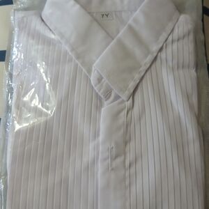 Boys White Button Down Shirt